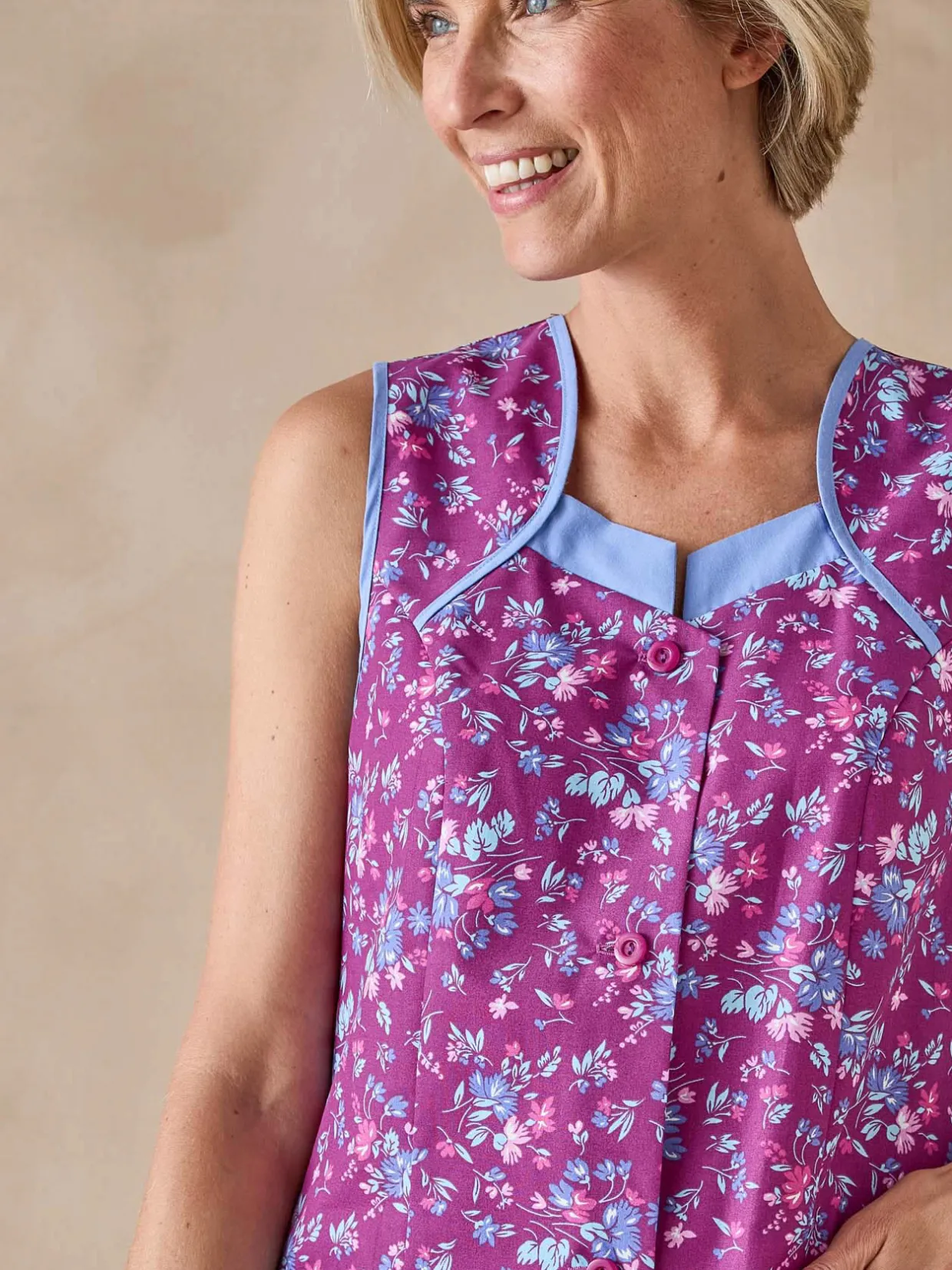 Femme Daxon Tablier tout boutonné