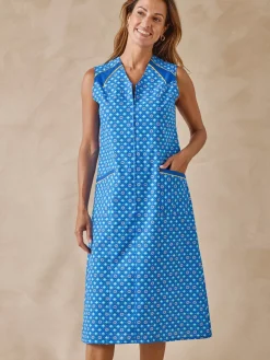 Femme Daxon Tablier zippé imprimé sans manches