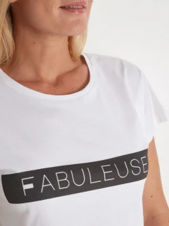 Femme Daxon Tee-shirt à message 