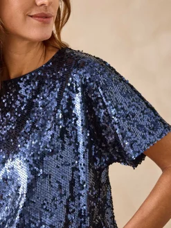 Femme Daxon Tee-shirt à sequins