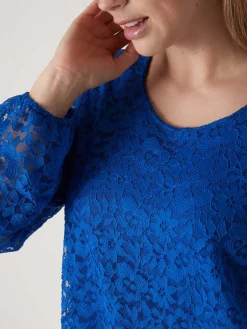 Femme Daxon Tee-shirt avec dentelle