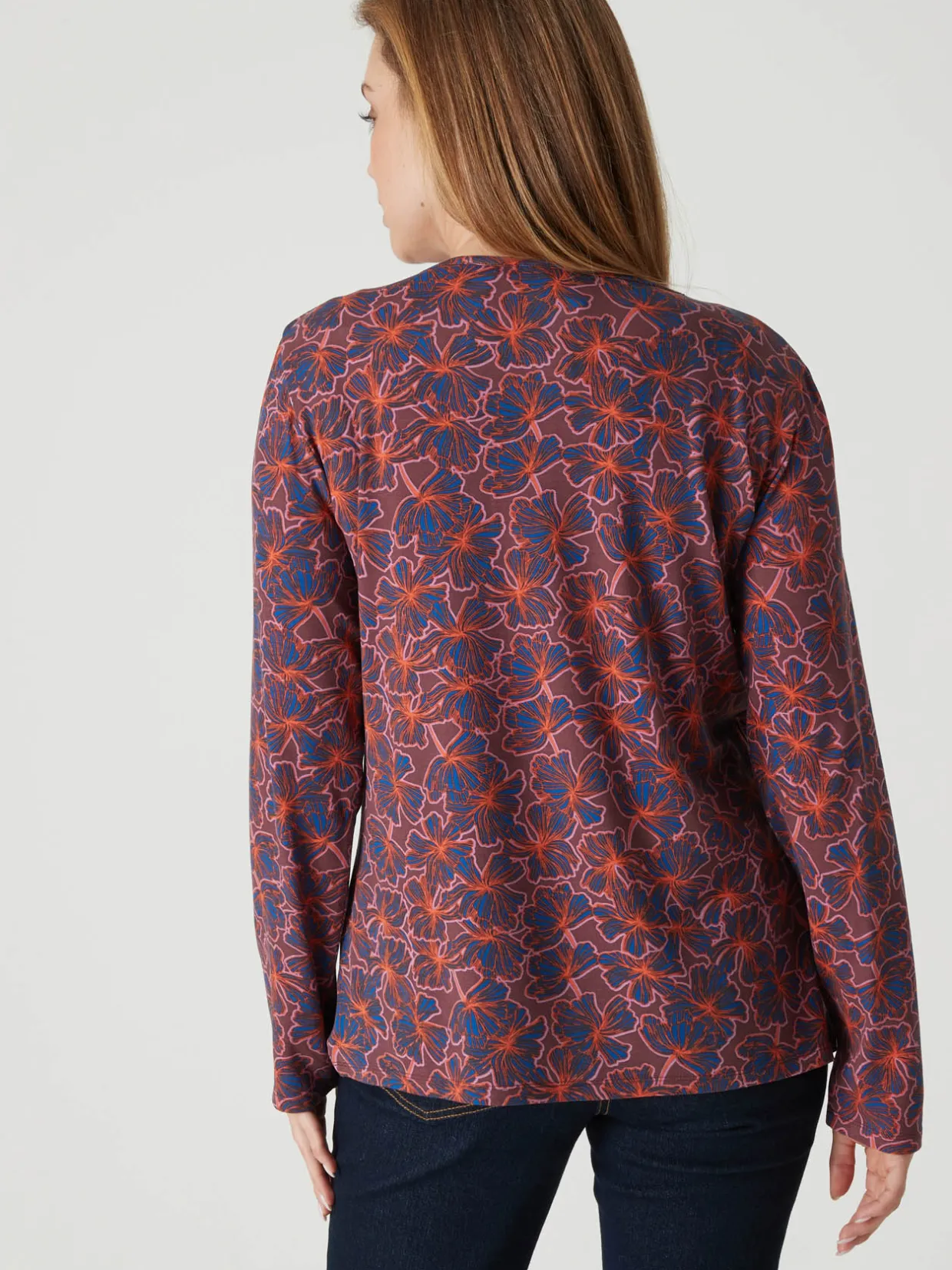 Femme Daxon Tee-shirt avec dentelle à l'encolure