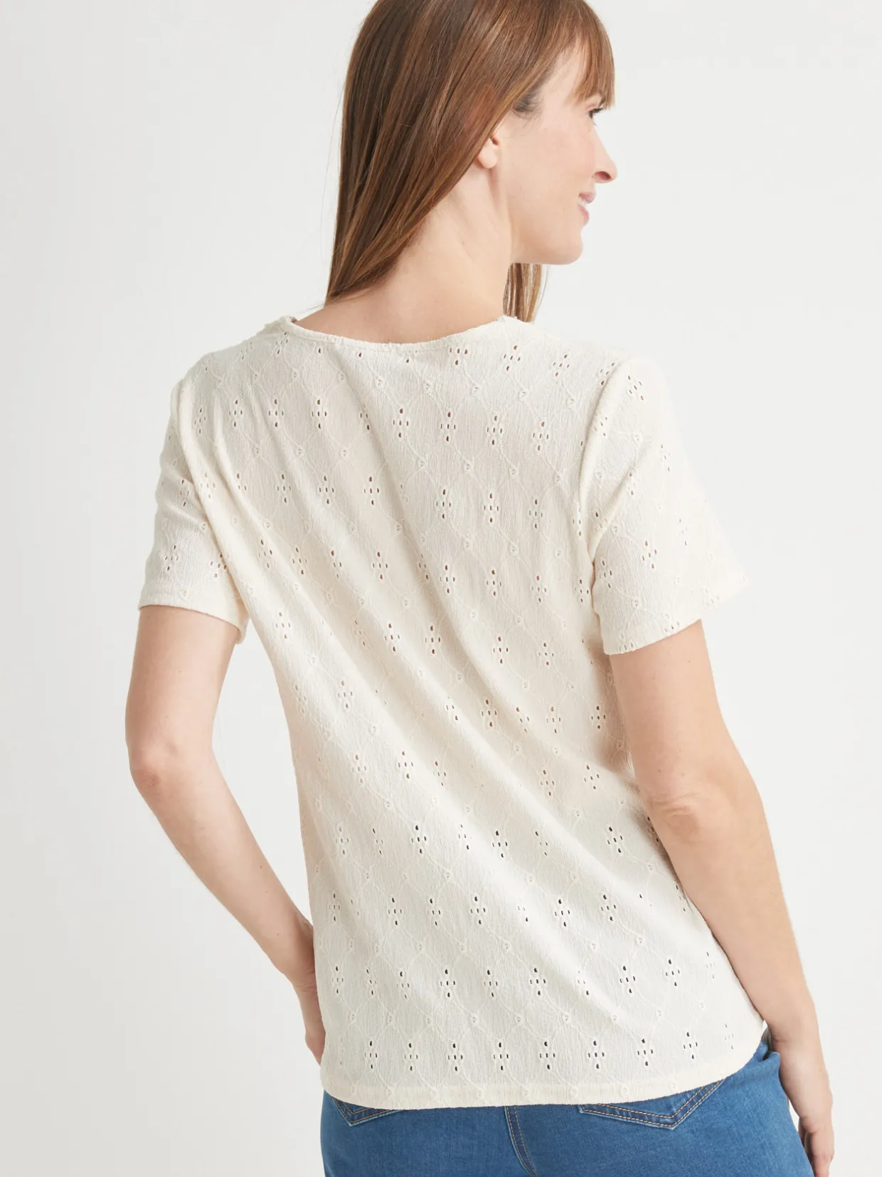 Femme Daxon Tee-shirt avec macramé