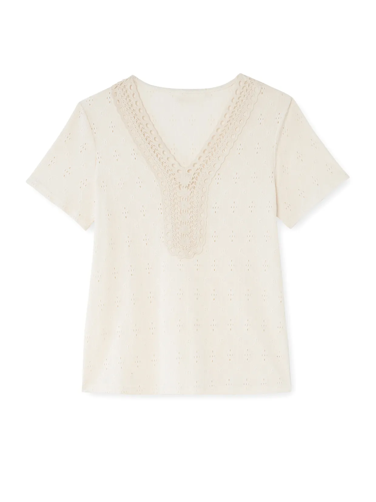 Femme Daxon Tee-shirt avec macramé