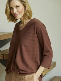 Femme Daxon Tee-shirt côtes plates