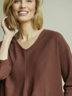 Femme Daxon Tee-shirt côtes plates