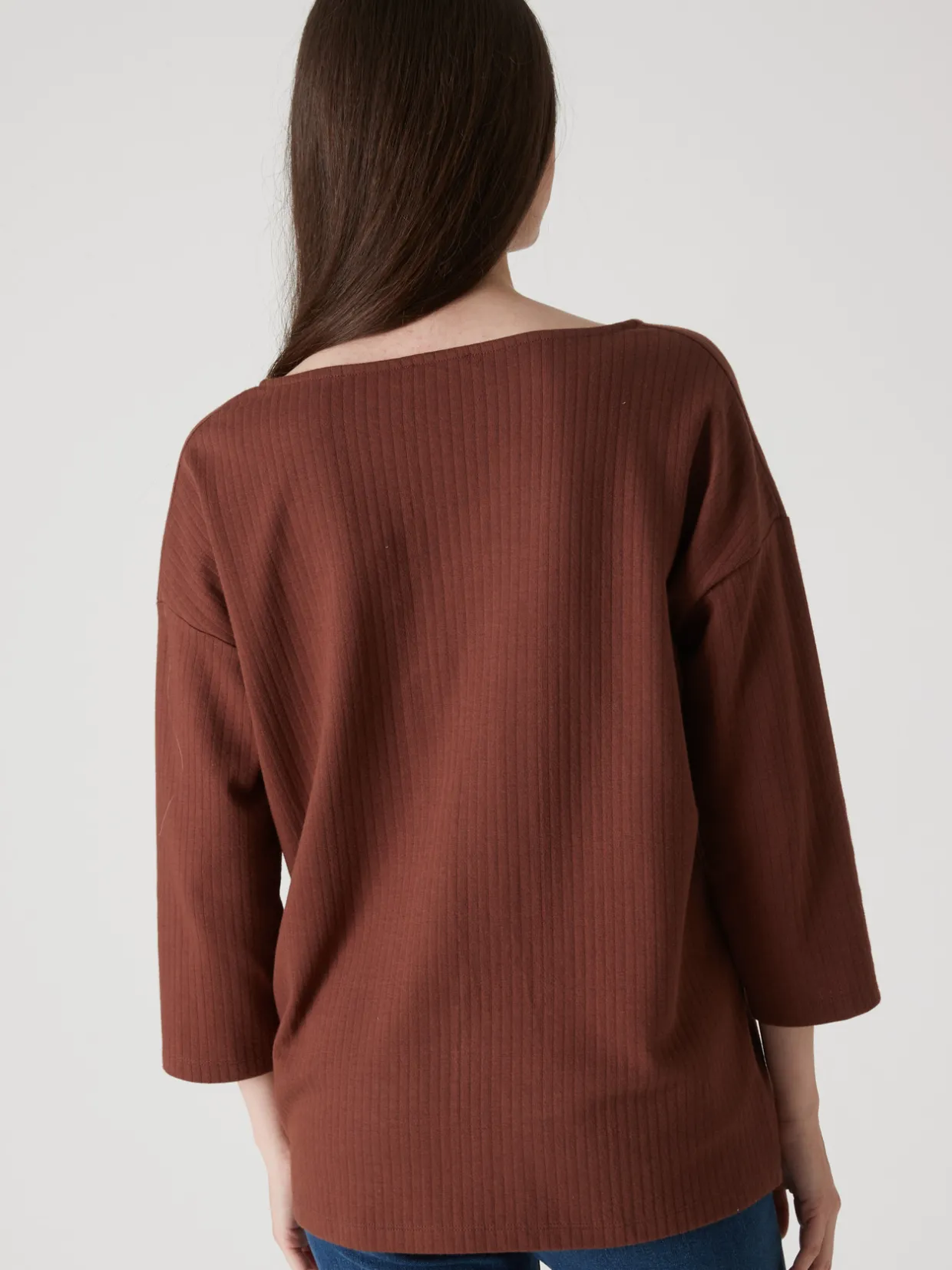 Femme Daxon Tee-shirt côtes plates