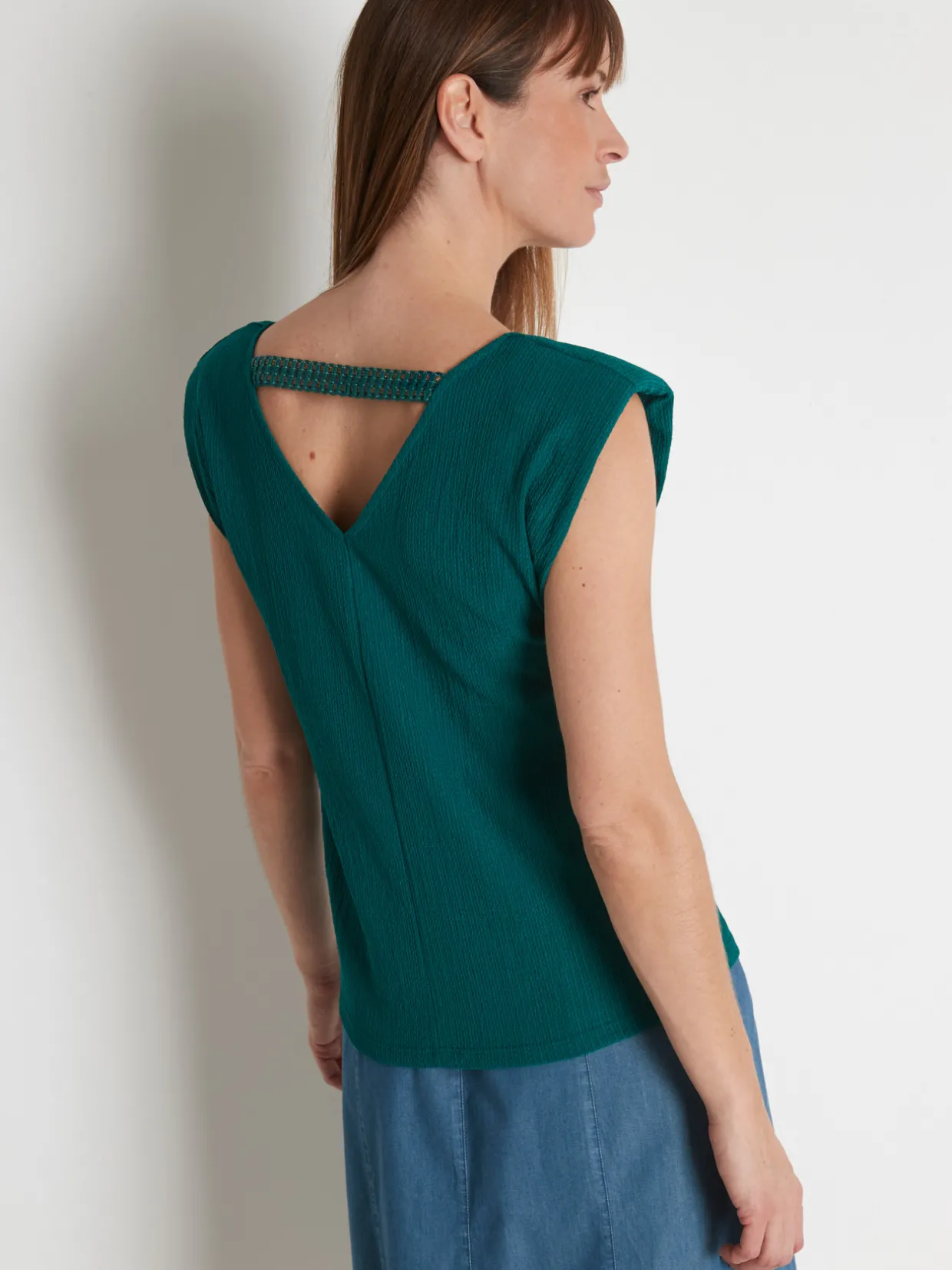 Femme Daxon Tee-shirt dos fantaisie