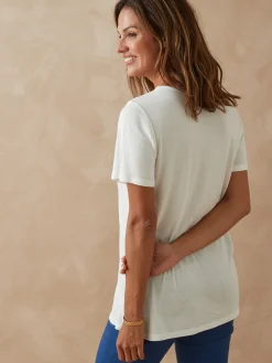 Femme Daxon Tee-shirt empiècement dentelle