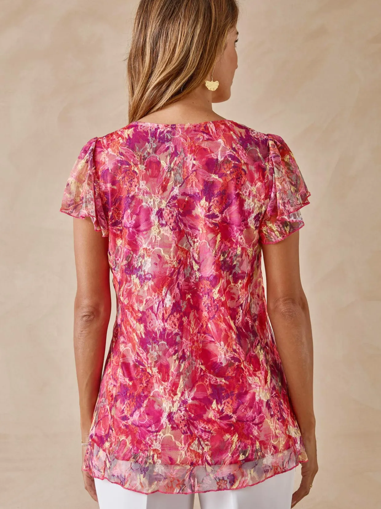 Femme Daxon Tee-shirt en dentelle