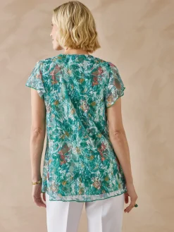 Femme Daxon Tee-shirt en dentelle