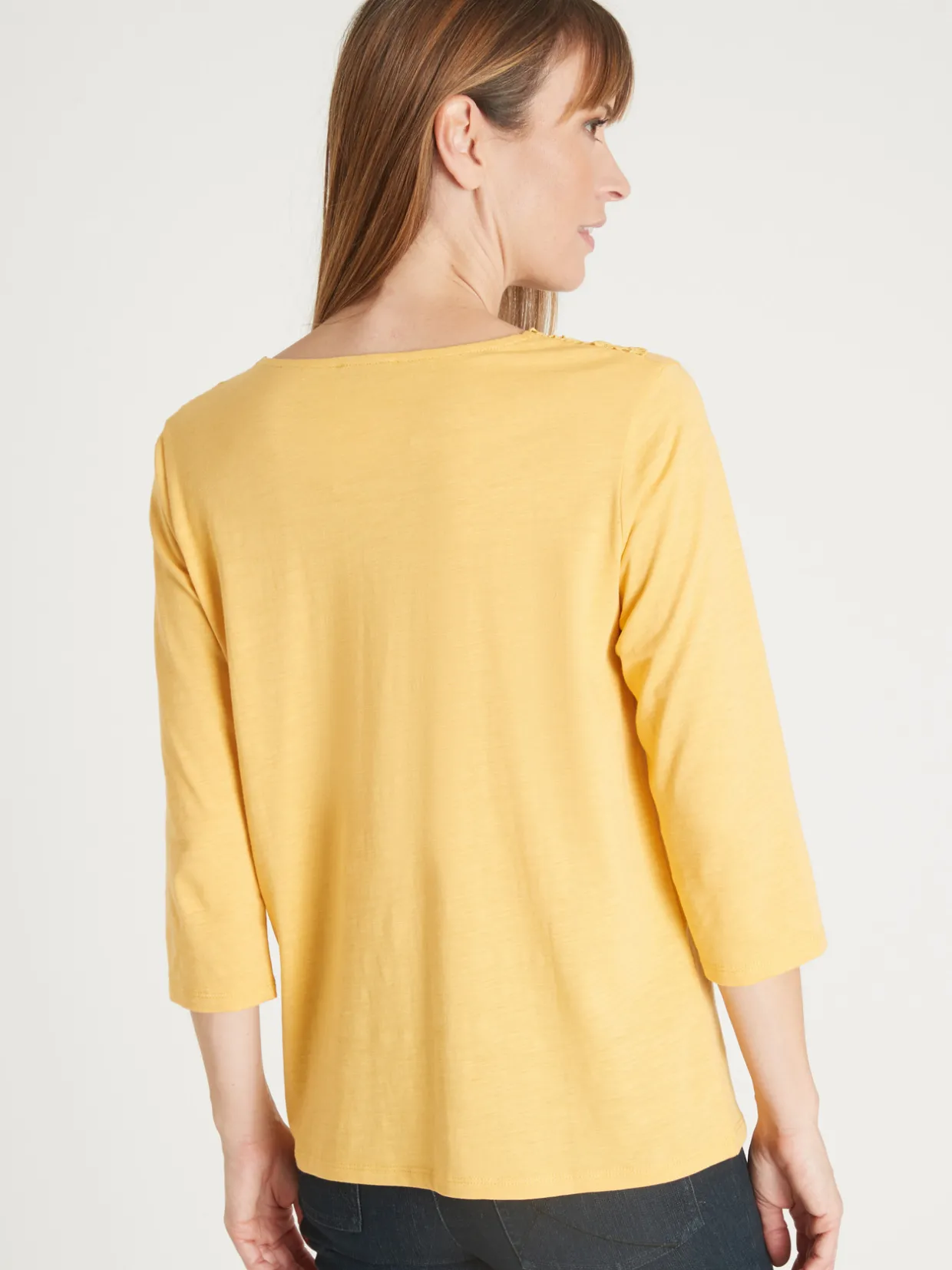 Femme Daxon Tee-shirt en maille flammée