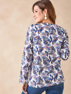 Femme Daxon Tee-shirt en maille gaufrée