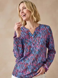 Femme Daxon Tee-shirt en maille gaufrée