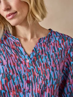 Femme Daxon Tee-shirt en maille gaufrée