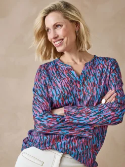 Femme Daxon Tee-shirt en maille gaufrée