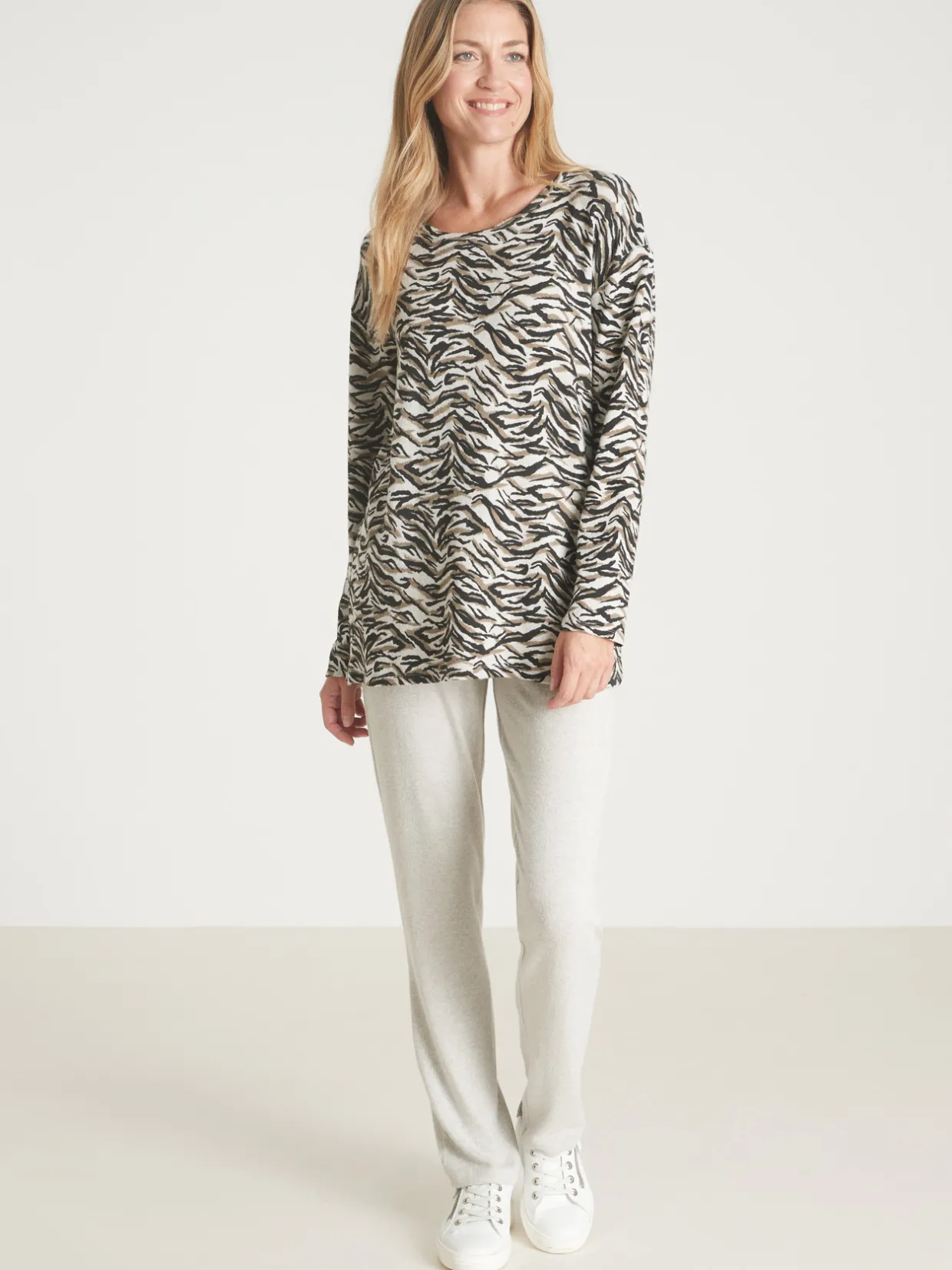 Femme Daxon Tee-shirt en maille émerisée