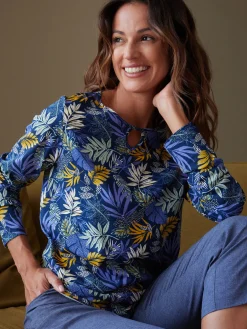 Femme Daxon Tee-shirt encolure fantaisie