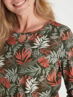 Femme Daxon Tee-shirt encolure fantaisie