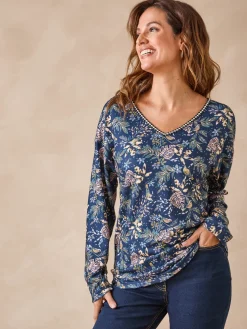 Femme Daxon Tee-shirt encolure fantaisie