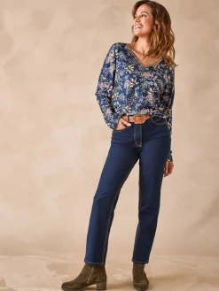 Femme Daxon Tee-shirt encolure fantaisie