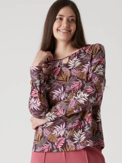 Femme Daxon Tee-shirt encolure fantaisie