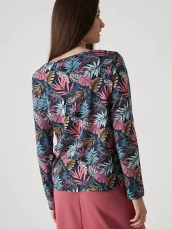 Femme Daxon Tee-shirt encolure fantaisie