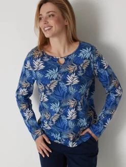 Femme Daxon Tee-shirt encolure fantaisie