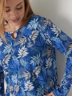 Femme Daxon Tee-shirt encolure fantaisie