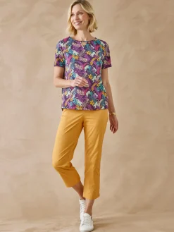 Femme Daxon Tee-shirt encolure fantaisie