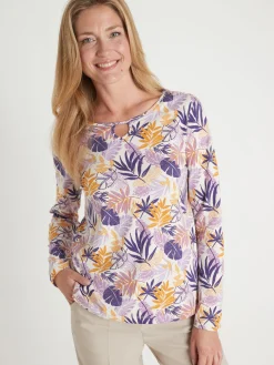 Femme Daxon Tee-shirt encolure fantaisie