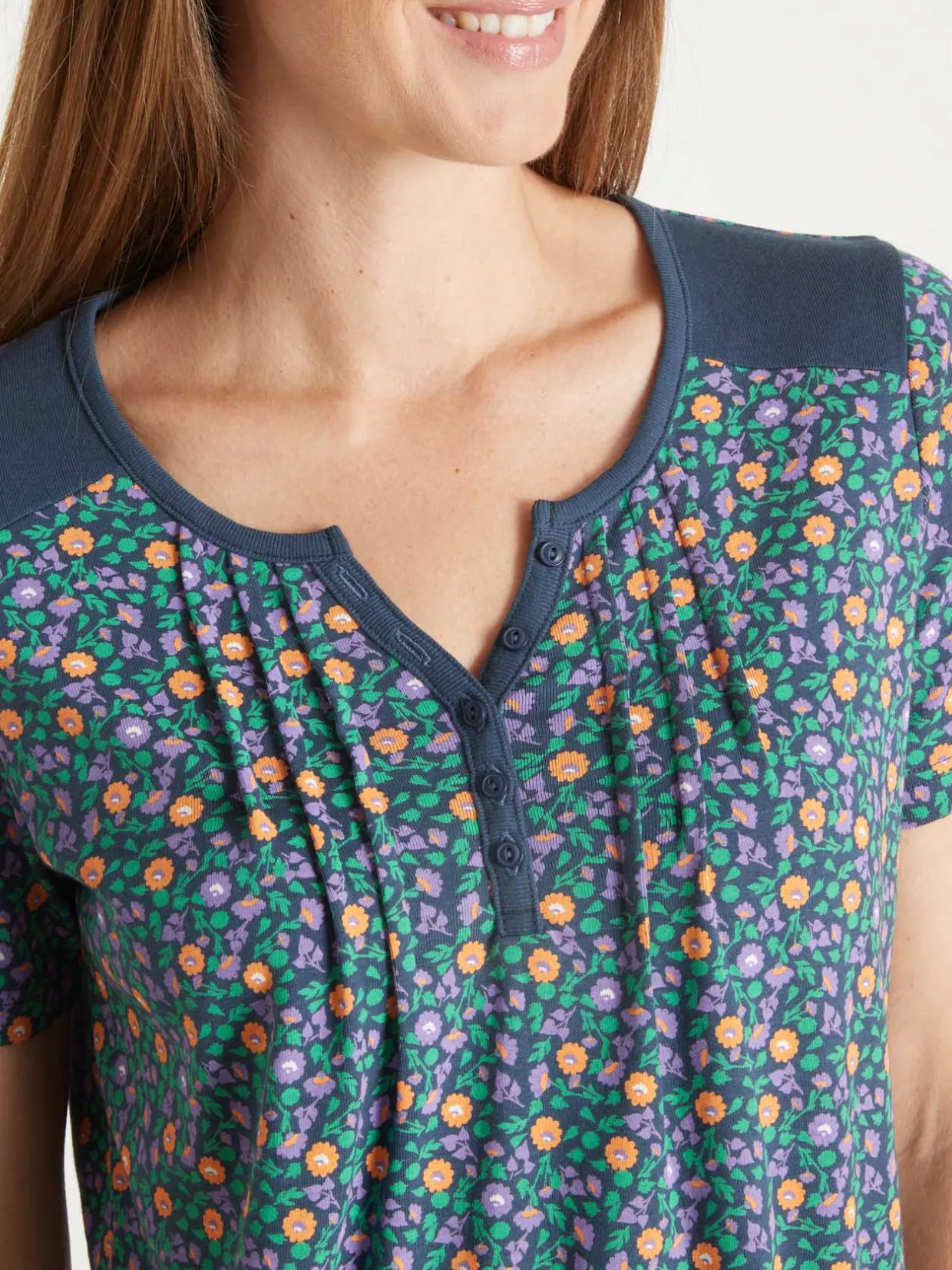 Femme Daxon Tee-shirt fantaisie pur coton