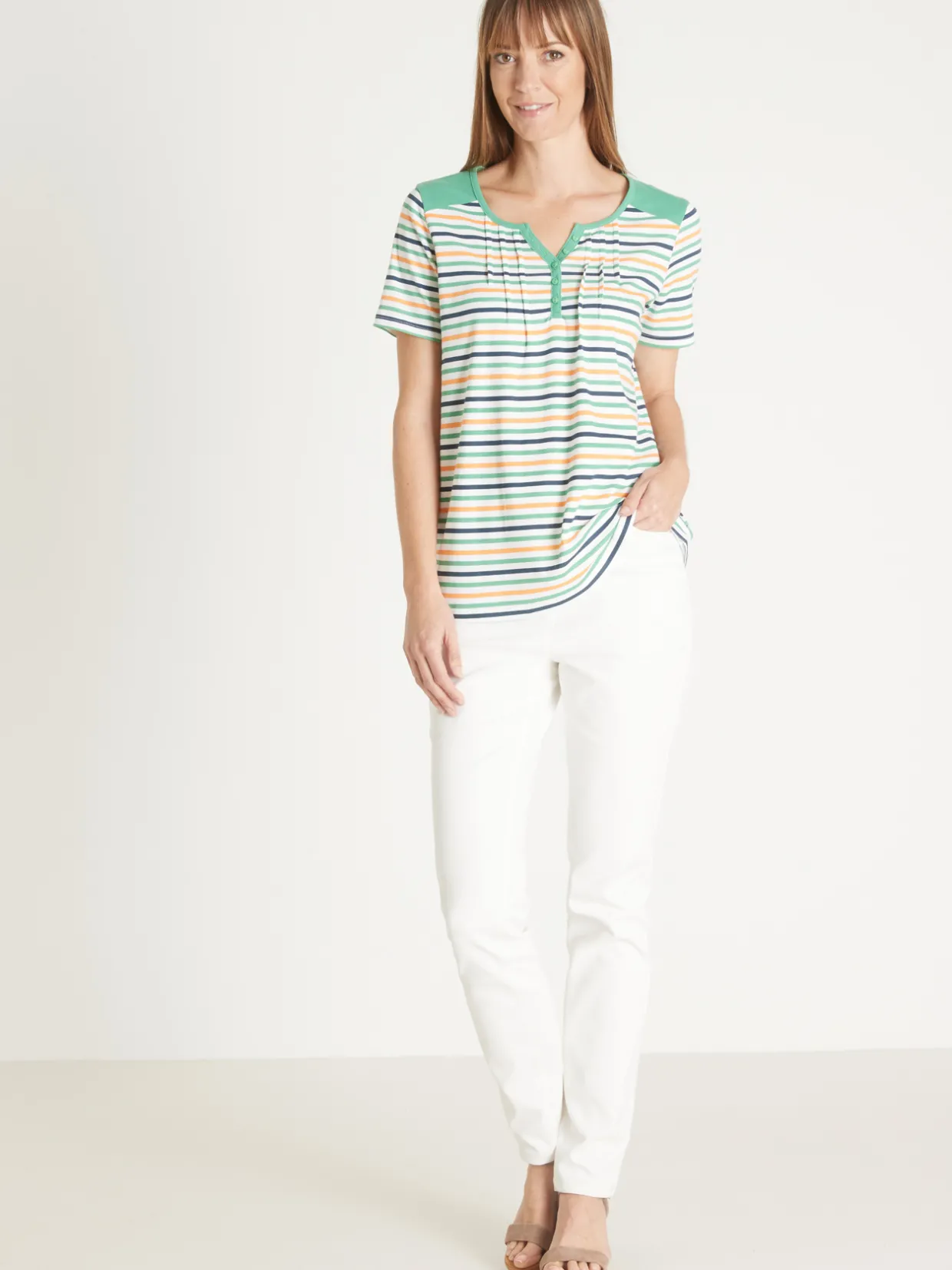 Femme Daxon Tee-shirt fantaisie pur coton