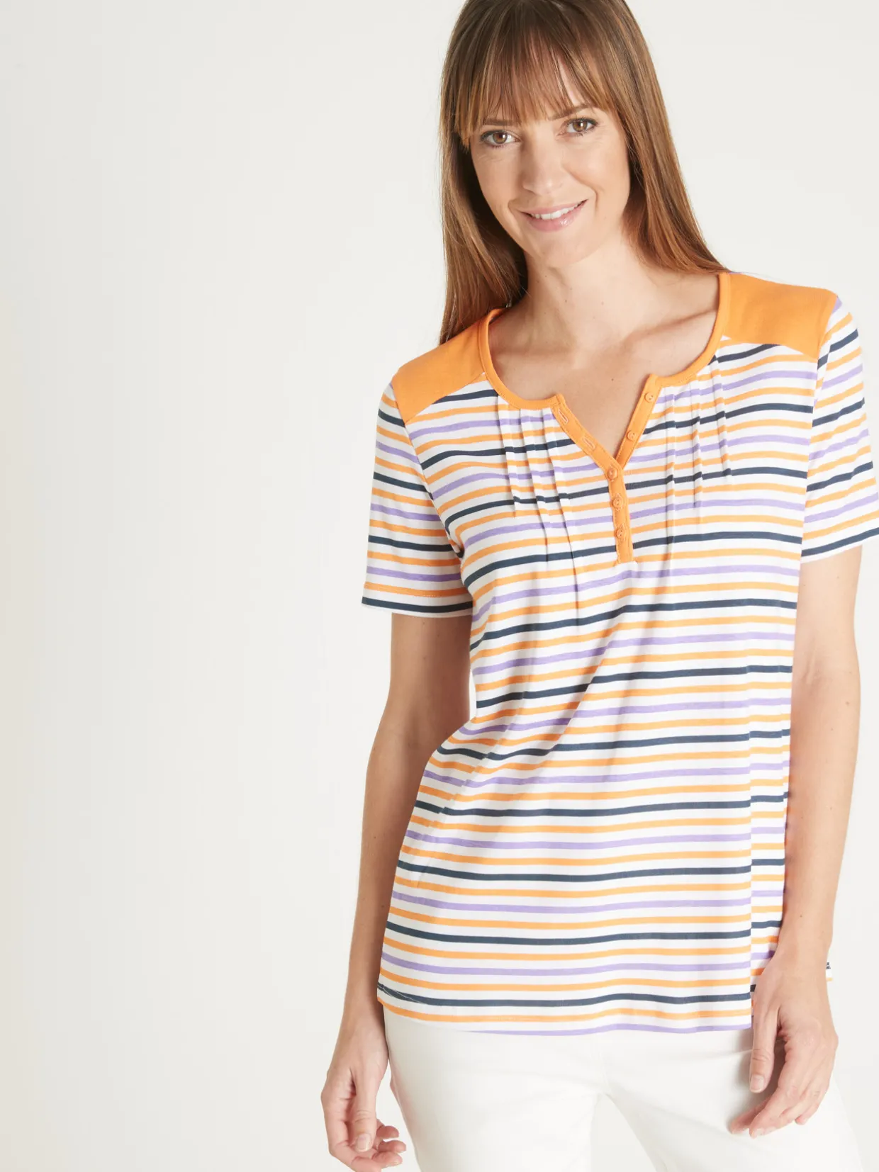 Femme Daxon Tee-shirt fantaisie pur coton