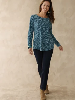 Femme Daxon Tee-shirt légèrement évasé