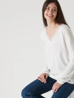 Femme Daxon Tee-shirt maille émerisée