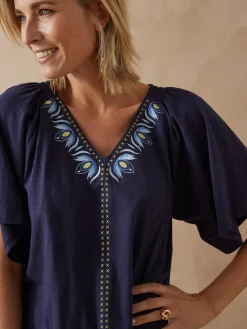 Femme Daxon Tee-shirt manches courtes papillon