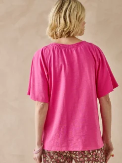 Femme Daxon Tee-shirt manches courtes papillon