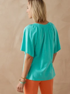 Femme Daxon Tee-shirt manches courtes papillon