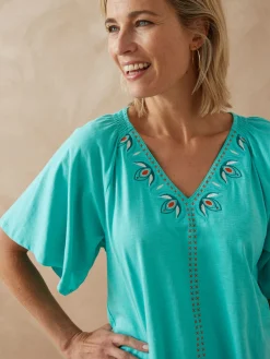 Femme Daxon Tee-shirt manches courtes papillon