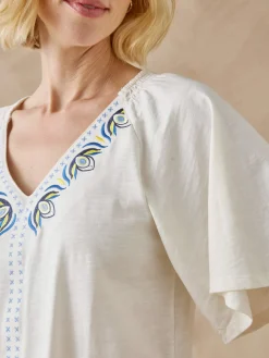 Femme Daxon Tee-shirt manches courtes papillon