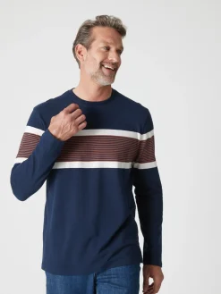 Homme Daxon Tee-shirt manches longues pur coton