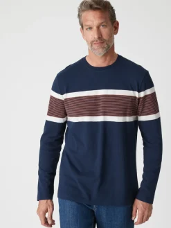 Homme Daxon Tee-shirt manches longues pur coton