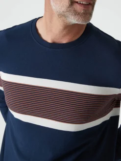 Homme Daxon Tee-shirt manches longues pur coton