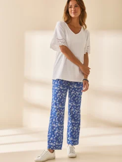 Femme Daxon Tee-shirt manches papillon