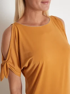 Femme Daxon Tee-shirt manches T ouvertes