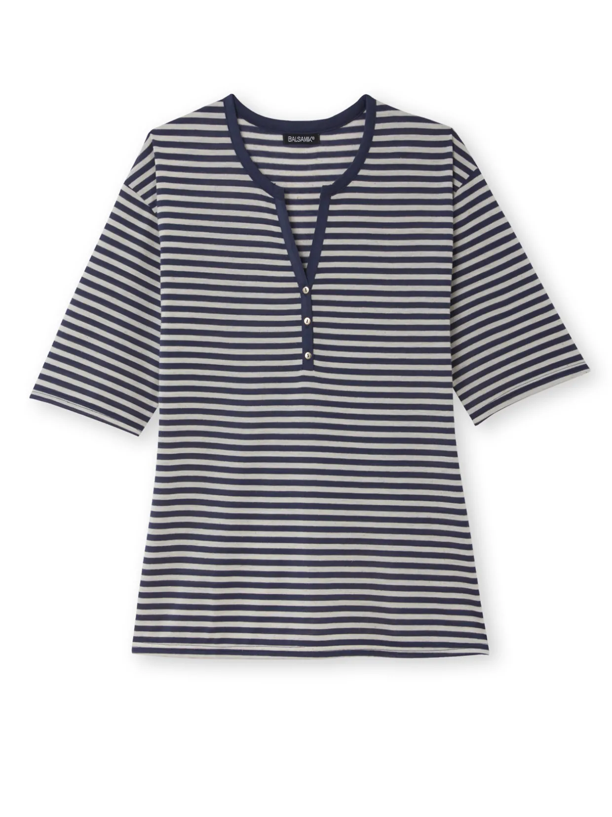 Femme Daxon Tee-shirt marinière avec lin