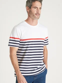Homme Daxon Tee-shirt marinière manches courtes