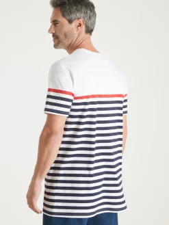 Homme Daxon Tee-shirt marinière manches courtes