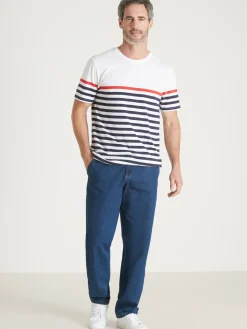 Homme Daxon Tee-shirt marinière manches courtes